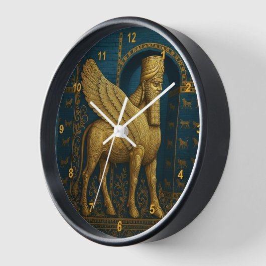 The Guardian Lamassu Wall Clock 壁時計 (傾斜)