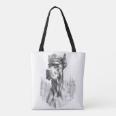 The Guardian: Marble Great Dane Police Do Tote Bag トートバッグ (裏面)