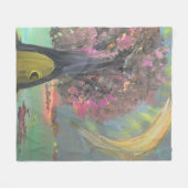 The guardian of silent secrets フリースブランケット (正面(横))