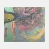 The guardian of silent secrets フリースブランケット (正面(横))