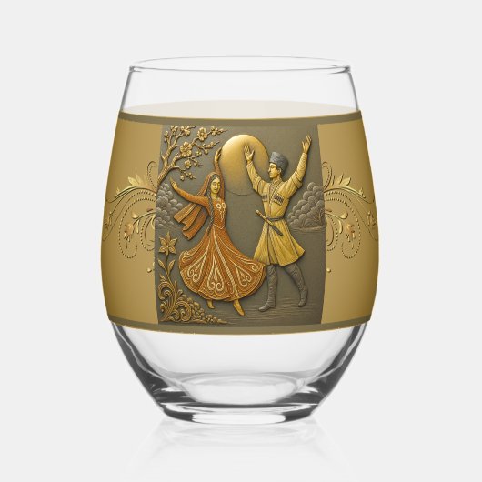 The Guardians of the Dance Drinkware Set Stemless ステムなしワイングラス (正面)