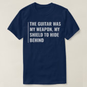 The Guitar is My Shield and Weapon Tシャツ (デザイン正面)