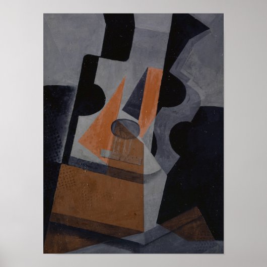 The Guitar (Still Life with Guitar), 1916 ポスター (正面)