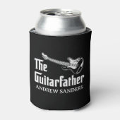 The Guitarfather" – Electric Guitar Music Dad 缶クーラー (缶正面)