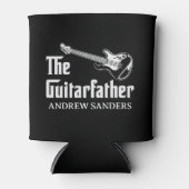 The Guitarfather" – Electric Guitar Music Dad 缶クーラー (正面)
