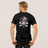 The Gulf of America Skull and Crossbones Salt Gear トライブレンドＴシャツ (裏面全面)