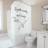 The gulls are calling and I must go Seagull art  シャワーカーテン (インサイチュ)