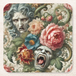 The Hag & the Howl – Gothic Victorian スクエアペーパーコースター