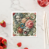 The Hag & the Howl – Gothic Victorian スタンダードカクテルナプキン (インサイチュ)