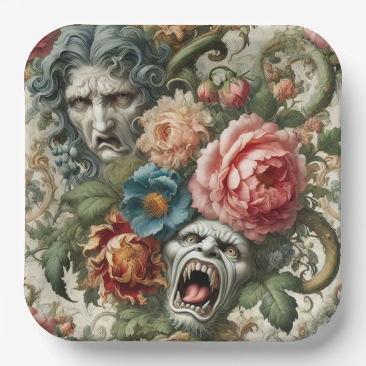 The Hag & the Howl – Gothic Victorian ペーパープレート (正面)