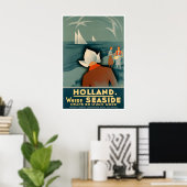 The Hague Art Holland Travel Poster Netherlands ポスター (ホームオフィス)