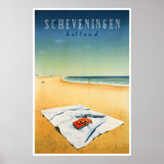 The Hague Poster Scheveningen Travel Print Holland ポスター