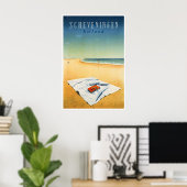 The Hague Poster Scheveningen Travel Print Holland ポスター (ホームオフィス)