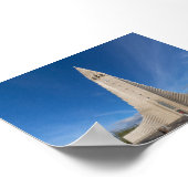 The Hallgrímskirkja church in Reykjavík ポスター (角)