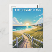 The Hamptons New York Travel ポストカード (正面/裏面)
