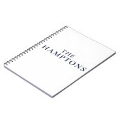 The Hamptons Preppy Coastal Journal ノートブック (左側)