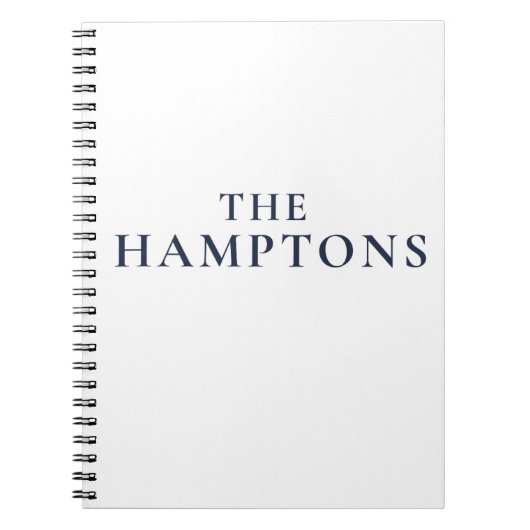 The Hamptons Preppy Coastal Journal ノートブック (正面)
