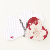 The Hanaのハート:深紅開花誌 ノートブック (内部)