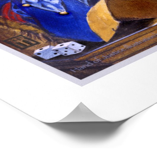 The Hand of Justice Print ポスター (角)