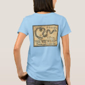 "The hand that destroys the Constitution rends ... Tシャツ (裏面)