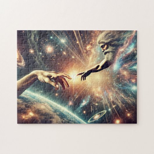 The Hands of Creation Cosmic ジグソーパズル (横)