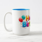 The Happy Birthday Mug ツートーンマグカップ (左)