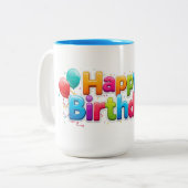 The Happy Birthday Mug ツートーンマグカップ (正面左)