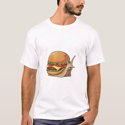 The Happy Burger-Snail Tシャツ (正面)