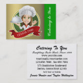 The Happy Chef/ケータリング/ベーカリー- SRF 名刺 (正面/裏面)