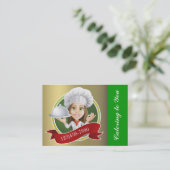 The Happy Chef/ケータリング/ベーカリー- SRF 名刺 (スタンド正面)