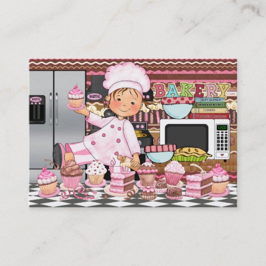 The Happy Chef/ケータリング/ベーカリー- SRF 名刺 (正面)