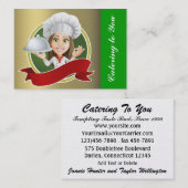 The Happy Chef/ケータリング/ベーカリー- SRF 名刺 (正面/裏面)