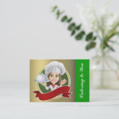 The Happy Chef/ケータリング/ベーカリー- SRF 名刺 (スタンド正面)