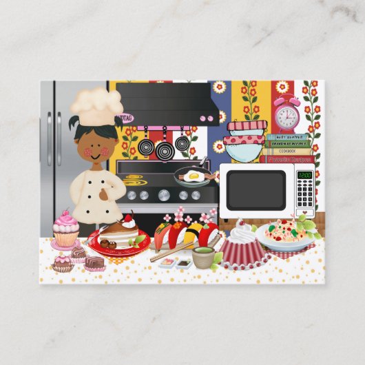 The Happy Chef / Caterer - SRF 名刺 (正面)