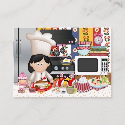The Happy Chef / Caterer - SRF 名刺 (正面)