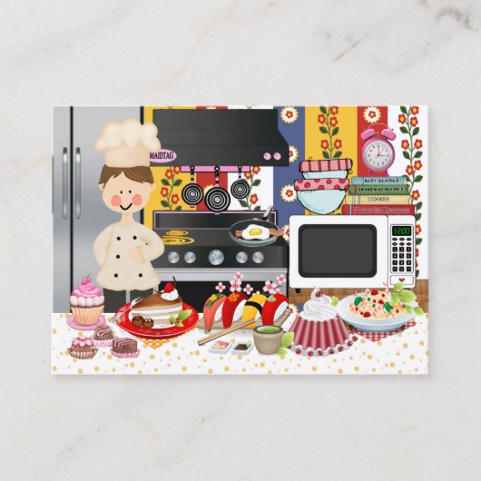 The Happy Chef / Caterer - SRF 名刺 (正面)