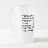 The Happy Drinker フロストグラスビールジョッキ (正面左)