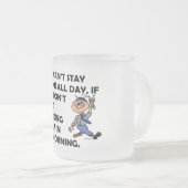 The Happy Drinker フロストグラスマグカップ (正面右)