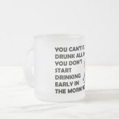 The Happy Drinker フロストグラスマグカップ (正面左)