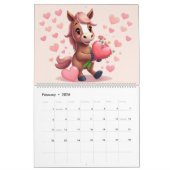 The Happy Horse – 2026 Calendar of Joy カレンダー (2月 2026)