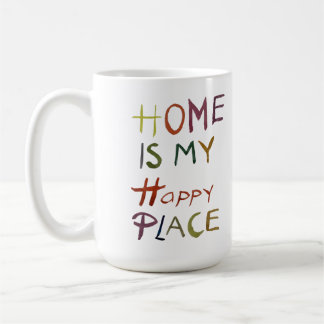 The Happy Introvert “Home Is My Happy Place” コーヒーマグカップ