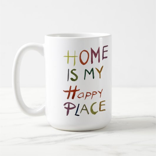 The Happy Introvert “Home Is My Happy Place” コーヒーマグカップ (左)