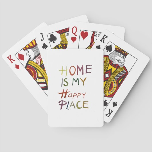 The Happy Introvert “Home Is My Happy Place” トランプ (裏面)