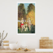 The Happy Quartet, 1902 (キャンバス油) ポスター (キッチン)