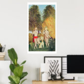 The Happy Quartet, 1902 (キャンバス油) ポスター (ホームオフィス)