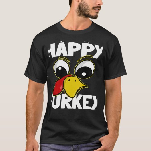 The Happy Turkey Family Group Matching Thanksgivin Tシャツ (正面)