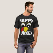 The Happy Turkey Family Group Matching Thanksgivin Tシャツ (正面フル)