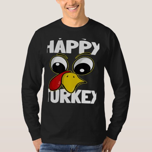 The Happy Turkey Family Group Matching Thanksgivin Tシャツ (正面)