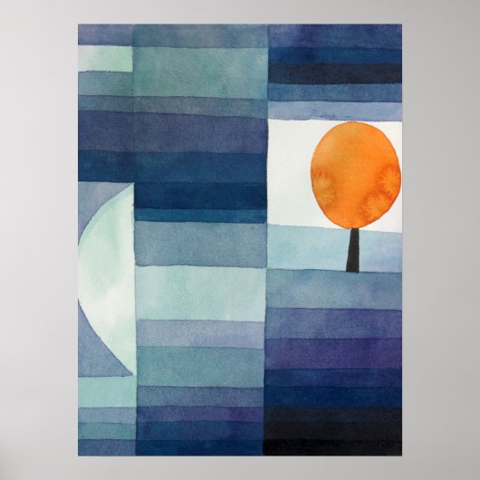 The Harbinger of Autumn (1922) by Paul Klee ポスター (正面)