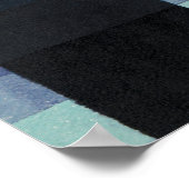 The Harbinger of Autumn ,Blue Famous Painting ポスター (角)